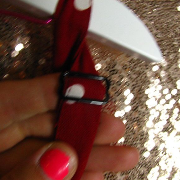 NWT BloomChic Red and White Polkadot Dress - Picture 10 of 11